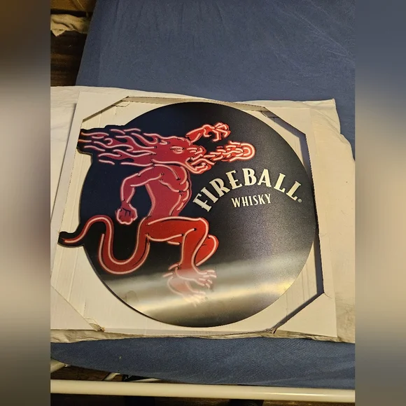 Fireball 3d Sign - Picture 1 of 1